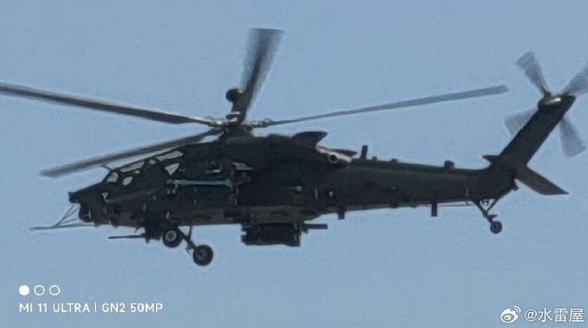 Harbin Z-21 Attack Chopper photo posted in Chinese social media platforms Harbin Z-21 Attack Chopper photo posted in Chinese social media platforms