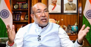Manipur Chief Minister N. Biren Singh speaks during an interview with PTI, in Imphal, Thursday, Aug 29, 2024.Photo | PTI