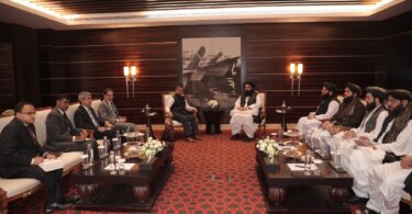 Foreign Secy @VikramMisri met Acting Foreign Minister of Afghanistan Mawlawi Amir Khan Muttaqi in Dubai on Jan 8 2025. Photo: Randhir Jaiswal, MEA India