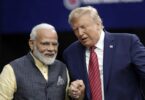 Donald Trump shakes hands with PM Narendra ModiFile |AP