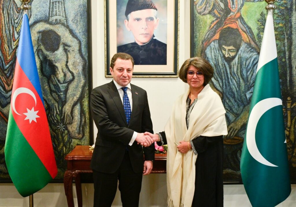 pak aze Pakistan and Azerbaijan represented at the meeting on 23 January 2025 in Islamabad. Photo: Ministry of Foreign Affairs of Pakistan