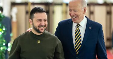 Biden meeting Zelensky in December 2022. Photo: POTUS