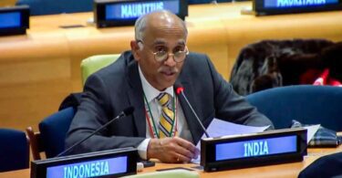 India’s Permanent Representative to the UN Ambassador Parvathaneni Harish. Photo: ANI