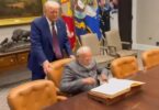 President Trump Pulls Chair for PM Modi at White House