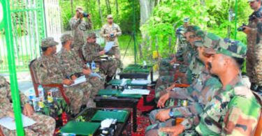 Flag meeting between India and Pakistan