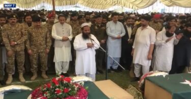 Funerals of "civilians" in Pakistan with state honors.