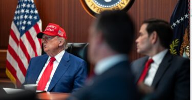 President Donald J. Trump in The Situation Room, June 21, 2025. Photo: The White House X account