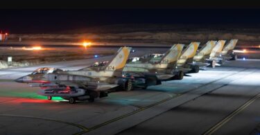 IDF jets preparing to launch into Iran. Photo: IDF