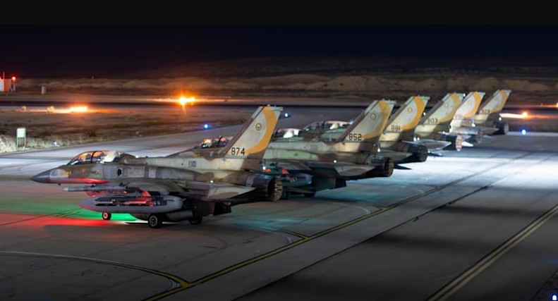 IDF jets preparing to launch into Iran. Photo: IDF