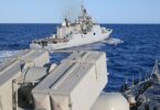 INS Trikand from Indian Navy and HS Adrias from Hellenic Navy. Photo: Hellenic Navy