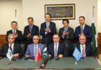 The signing of the MoU between Turkish Petroleum Corporation (TPAO) and Pakistan’s Oil and Gas Development Company Limited (OGDCL), Mari Energies Ltd and Pakistan Petroleum Limited (PPL) in Islamabad on 8 April 2025. Source: OGDCL