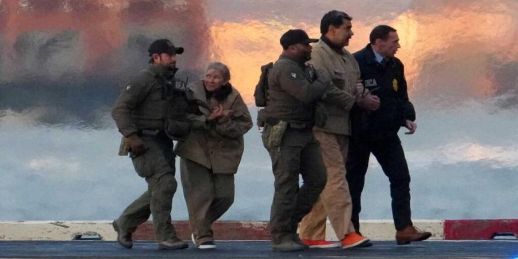 maduro President of Venezuela Nicolas Maduro and his wife are taken away by DEA