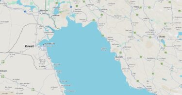 Kharg Island location