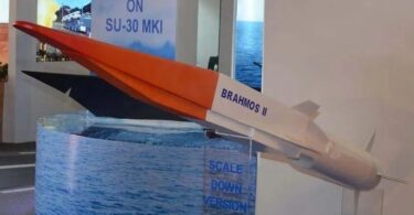 BrahMos II scaled down model