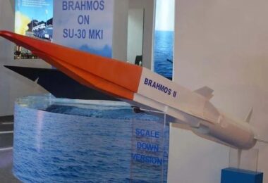 BrahMos II scaled down model