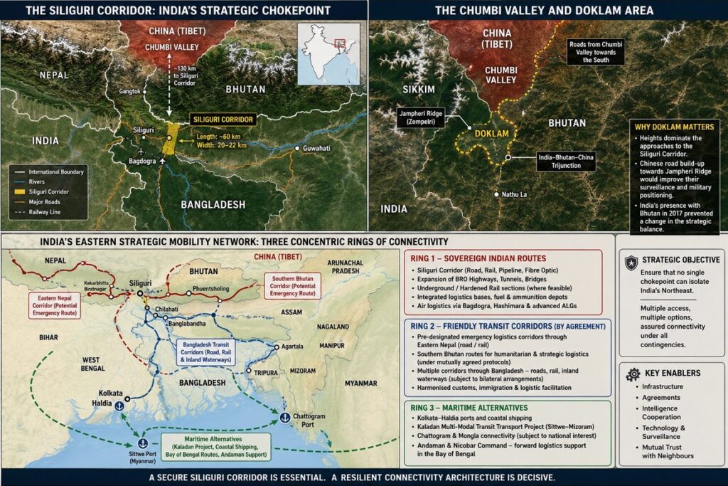 The Siliguri Corridor (click to zoom) The Siliguri Corridor