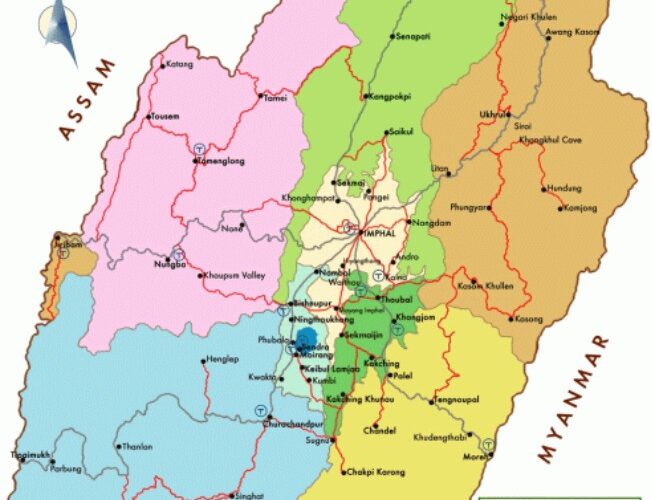 Manipur map