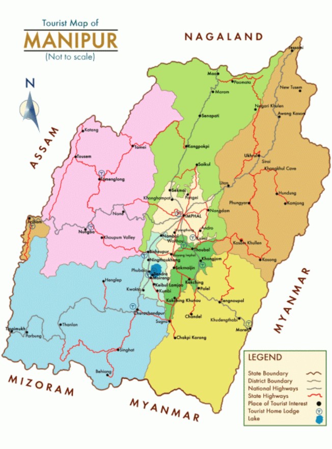 Manipur map