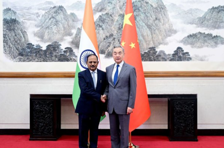 Ajit Doval and Wang Yi