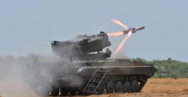 The NAG Mark 2, third-generation anti-tank guided missile (Photo: DRDO)