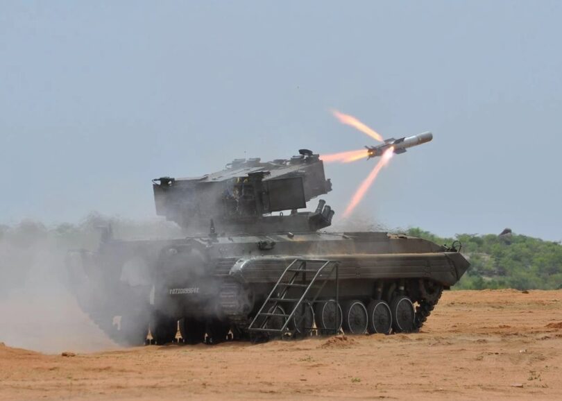 The NAG Mark 2, third-generation anti-tank guided missile (Photo: DRDO)