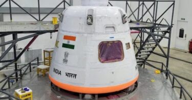 Gaganyaan module, photo ISRO