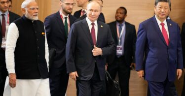 Modi, Putin and Xi Jinping meet in Bishkek SCO Summit