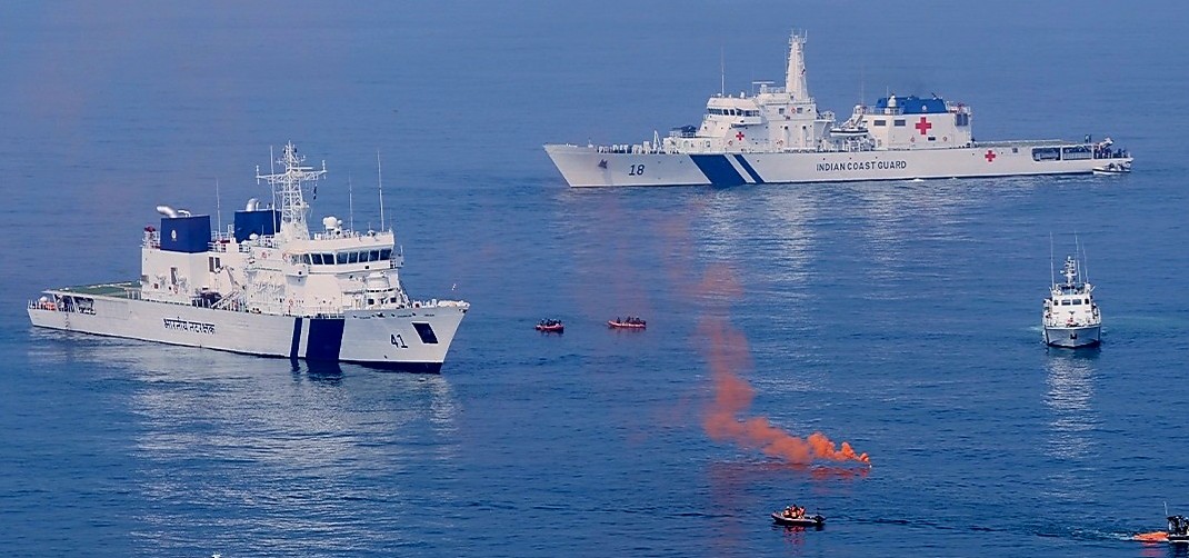 Indian Coast Guard Shares Its Expertise In Search & Rescue
